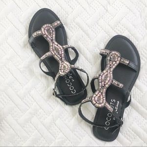 Coconuts by Matisse Beaded Sandals Size 8